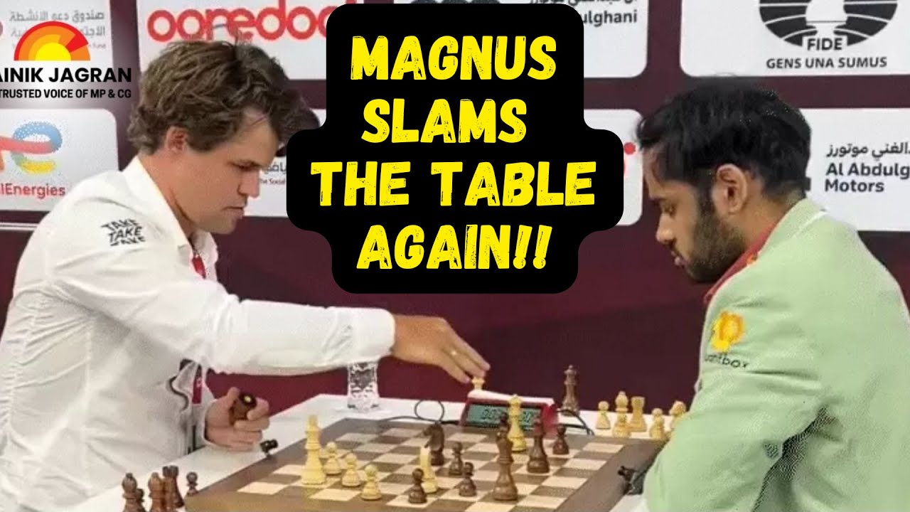 Magnus SLAMS the TABLE again!! |  World Blitz Championship 2025 - Round 9