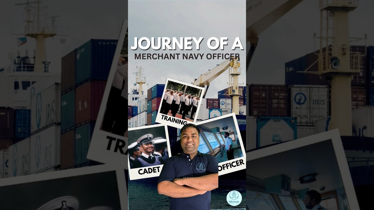 Journey Of A Merchant Navy Officer #merchantnavy #ocean #beingmariner #ship #navy #shorts