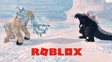 Godzilla Ultima vs Frozen Behemoth Battle | Roblox Kaiju Universe