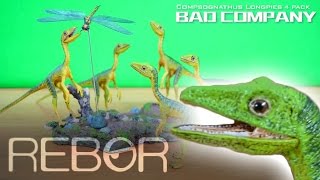 Rebor Bad Company Compsognathus Pack X4 16 Unboxing & Review