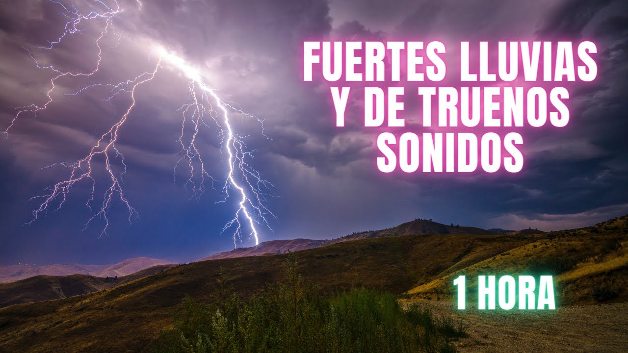 Dormirse en menos de 5 minutos! / fuertes lluvias y de truenos sonidos ...