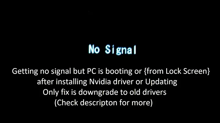 Black Screen On Windows 10 after updating NVIDIA Driver | Boot in to Safe Mode | (Read Description)