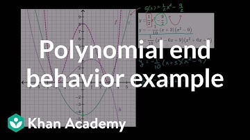 Polynomial end behavior example | Polynomial and rational functions | Algebra II | Khan Academy