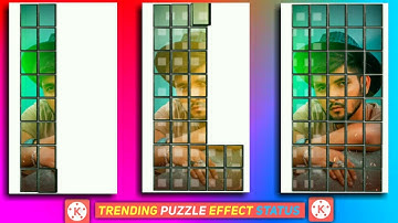 Creative Puzzle Effect Status Making | Kinemaster Whatsapp Status Making 2020 | RTWORLD