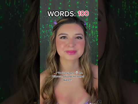 Everyone receives a certain amount of words…yours were taken (FINALE) #shorts #princess