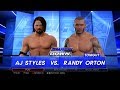 WWE 2K17 PS3 Gameplay - AJ Styles VS Randy Orton [60FPS][FullHD]