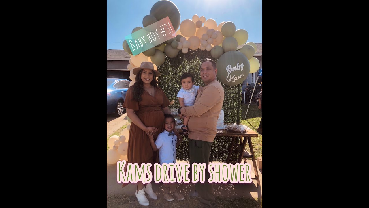 Kams drive by baby shower!