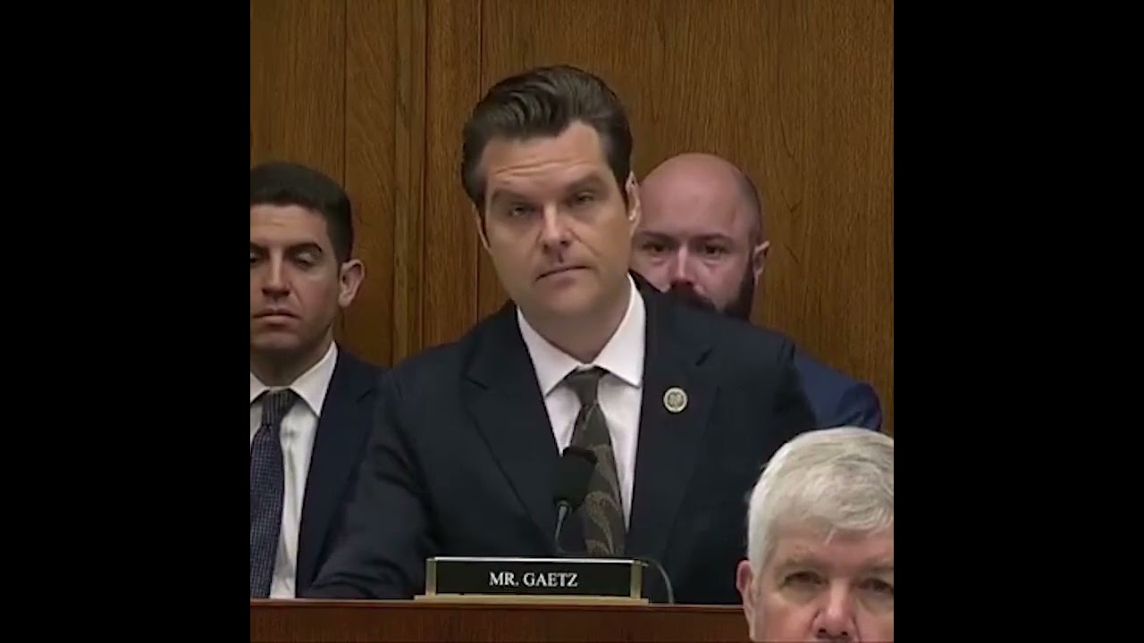 Matt Gaetz Wants The Truth About Garland's Involvement In The Trump Prosecutions