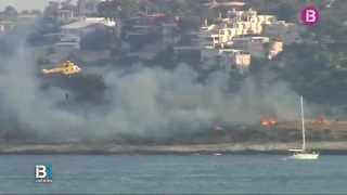 Incendi a l'Illot de sa Porrassa, Calvià