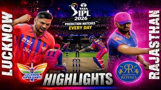Lsg Vs Rr | Lucknow Super Giants Vs Rajasthan Royals | Ipl Match Highlights Cricket 26 22nd April