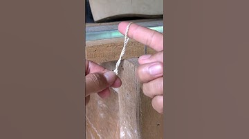 Very simple string line hitch_ Rope Skills.