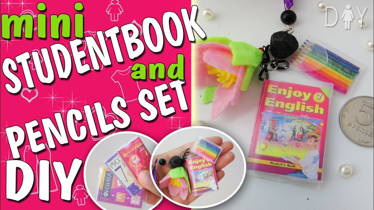 Back To School DIY// MINI BOOK//PENSILS/FLOWER//NO SPEND MONEY