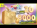 Gold octocube numberblock 8000 vs smart lookin 20  special golden surprise