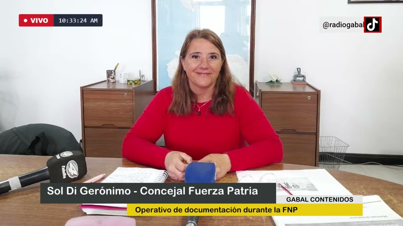 Entrevista: Sol Di Gerónimo - Concejal Fuerza Patria Operativo de documentación durante la FNP