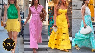 ITALIAN'S DRESS Most ELEGANT & BEAUTIFUL SUMMER Looks 2026 MILAN Street Fashion Outfit Inspiration