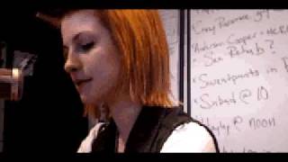 Hayley from Paramore with Fisher and Boy in Tampa 1-20-10
