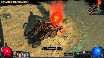 Path of Exile - Catapult Hideout Decoration