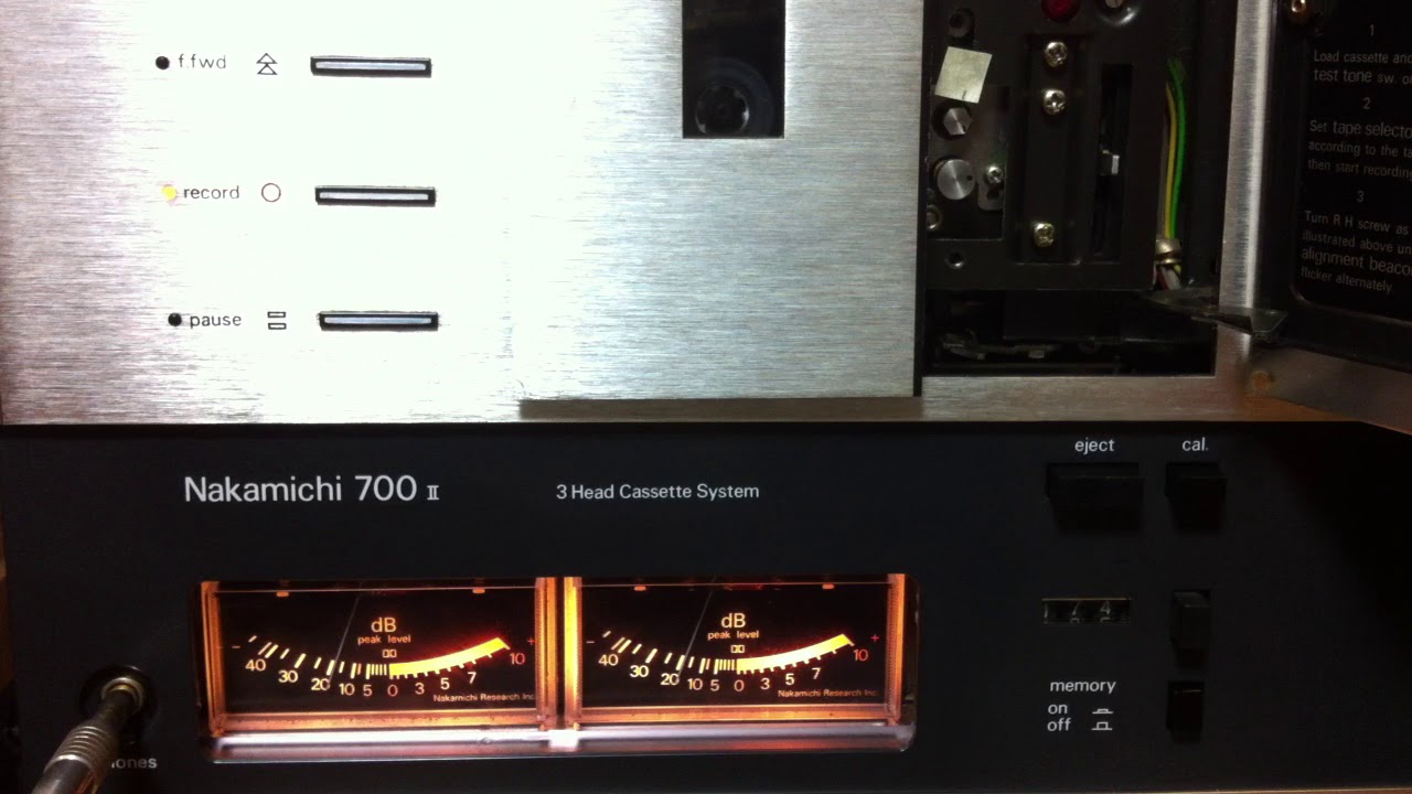 Nakamichi 700Ⅱでクロムテープに録音してみた(^_-)-☆ ナカミチその10 
