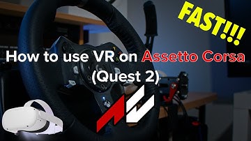 How to use VR on Asseto Corsa | Quest 2 + Quest 3 | Speed Tutorial