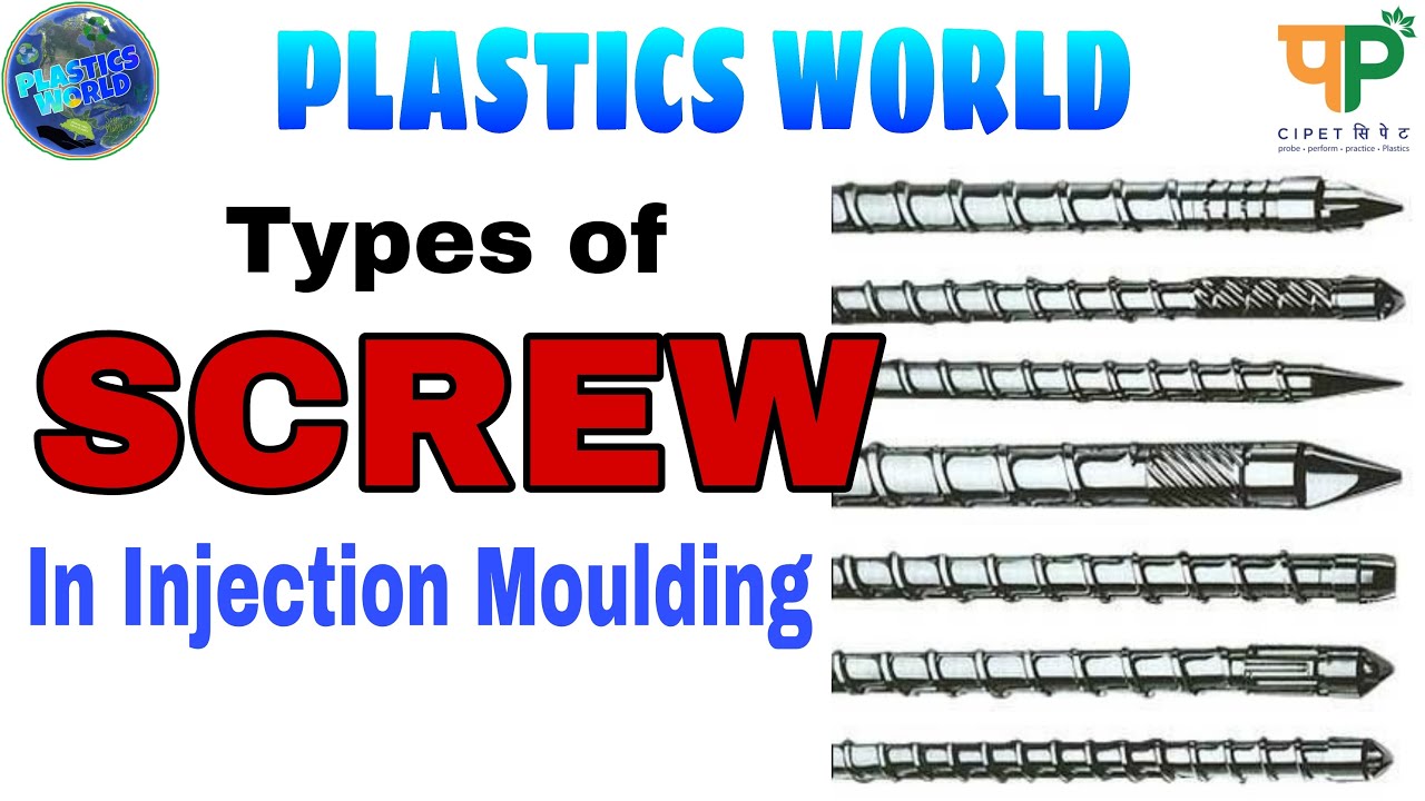 Types of Screw, Injection Moulding Screw, Reciprocating Screw 