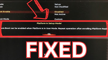 Fix: Secure Boot Can Be Enabled When System in User Mode Gigabyte | MSI | Asrock