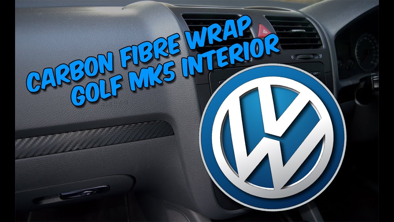 First Time Applying Carbon Fiber Wrap Golf Mk5 Interior Trim