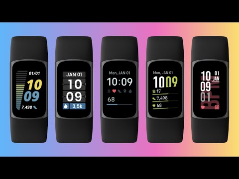 Fitbit Charge 5 Clock Faces (See All 23 in Actual Use)