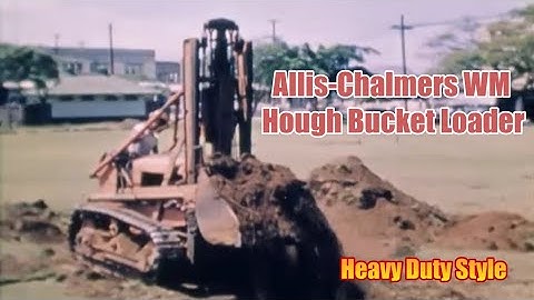 What was the Hough’s mid-1930s hydraulic shovel mounted on the Allis-Chalmers Special WM crawler?