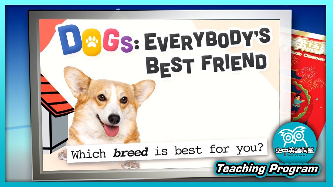 【空中英語教室】 人類最好的朋友 Dogs: Everybody’s Best Friend  - 202402
