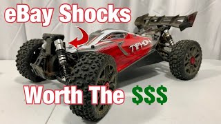 Ebay Big Bore Threaded Aluminum Shocks for the Arrma Typhon 3s V3 Upgrade / Budget RC Shocks