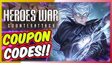 2 Coupon Codes! Amazing Gifts! Heroes War: Counterattack