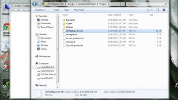 How to import Sketchup Models to 3D rad