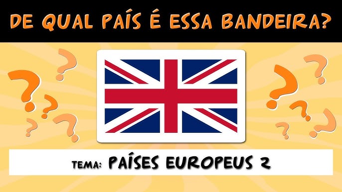 QUIZ - BANDEIRAS  🚩 DE QUE PAÍS É A BANDEIRA ? IMPOSSÍVEL