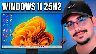 WINDOWS 11 25H2 em QUALQUER PC: Instale AGORA Sem Pen Drive e Sem TPM 2.0!