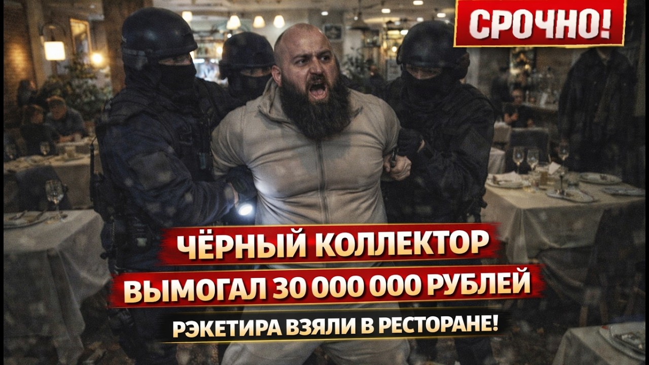 «ЧЁРНЫЙ КОЛЛЕКТОР» ВЗЯТ! В ПЕТЕРБУРГЕ ВЫМОГАЛИ 30 000 000 — УГРОЗЫ, ОБЫСКИ, ДЕЛО ВОЗБУЖДЕНО