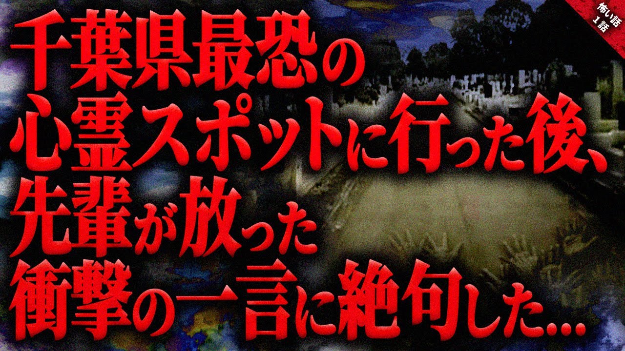 【怖い話】千葉県最恐の心霊スポットに行った後に起こった恐ろしい怪奇現象の数々…逃げた先に偶然いた先輩からの衝撃の一言に俺は絶句した…『八柱霊園』長編1話【ゆっくり怖い話作業用/睡眠用】