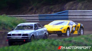 Autocross Ortrand 2020 Lamborghini Gallardo vs. Audi 80 V8 BiTurbo Klasse 7/ 1. Vorlauf Gruppe B