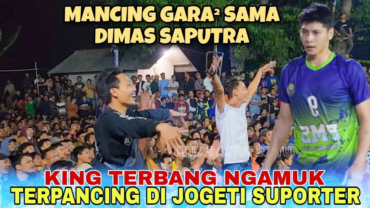 DRAMATIS❗️Dimas Saputra Ngamuk UGAL²AN Terpancing Suporter Lawan Joget💥 TARKAM TERPANAS 🔥