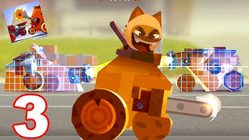 CATS: Crash Arena Turbo Stars - Gameplay Walkthrough Part 3 - New Modules (Android Games TOP)