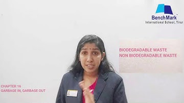 Grade 6 Science Chapter 16 Garbage in,garbage out Mrs Neema
