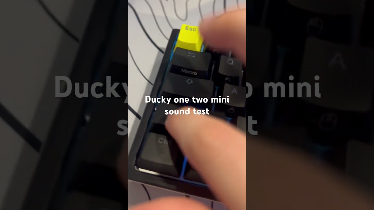 Ducky one two mini sound test brown Mx switches