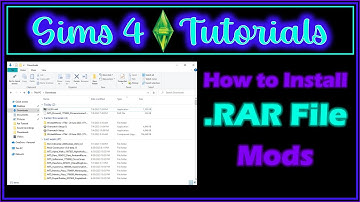 How to Install .RAR Custom Content and Mods for Sims 4 (works for wicked whims animations)