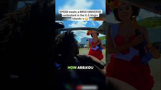 SPEED Rizzed Up a Miss Universe contestant😳🇻🇮 #ishowspeed #rizz #usvi #missuniverse #virginislands