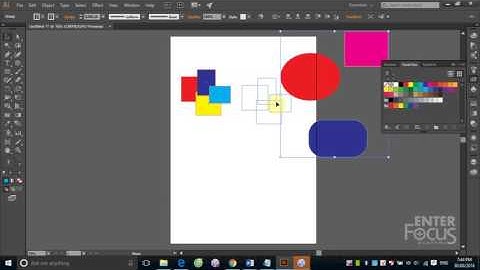 Học Illustrator: Buổi 1_3  Biến đổi các đối tượng và thay đổi tầng thứ trong Illustrator