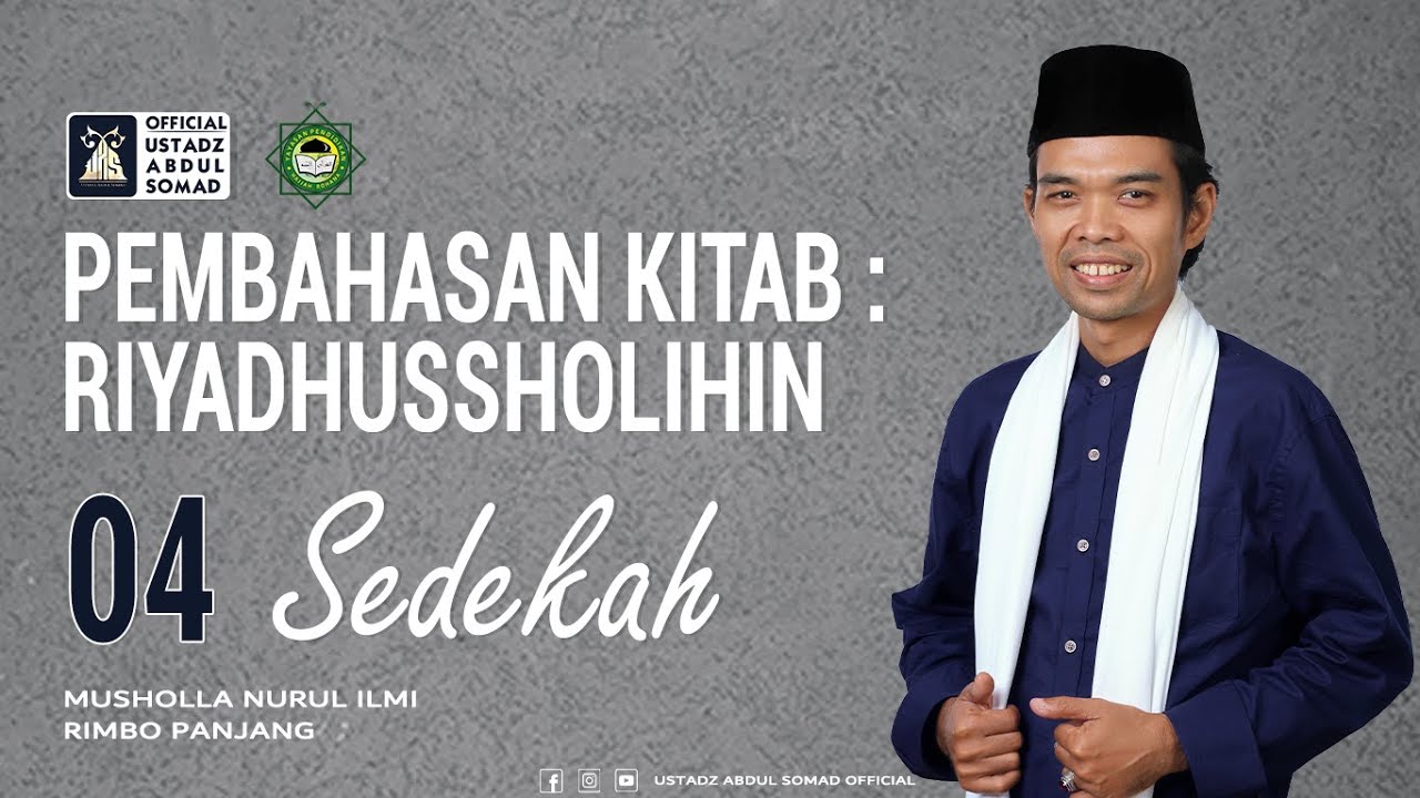 LIVE | KAJIAN RIYADHUSSHOLIHIN 04 - SEDEKAH | Musholla Nurul Ilmi, Rimbo Panjang