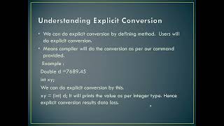 TypeCasting in C#