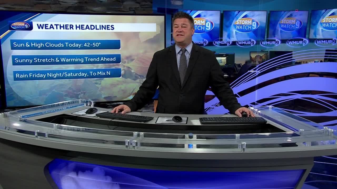 Video: A sunny start today, clouds will increase later on - YouTube