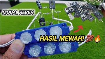 STOP Beli Lampu Mahal‼️ Bikin Sendiri Lampu Flip Flop 12V Super Canggih!