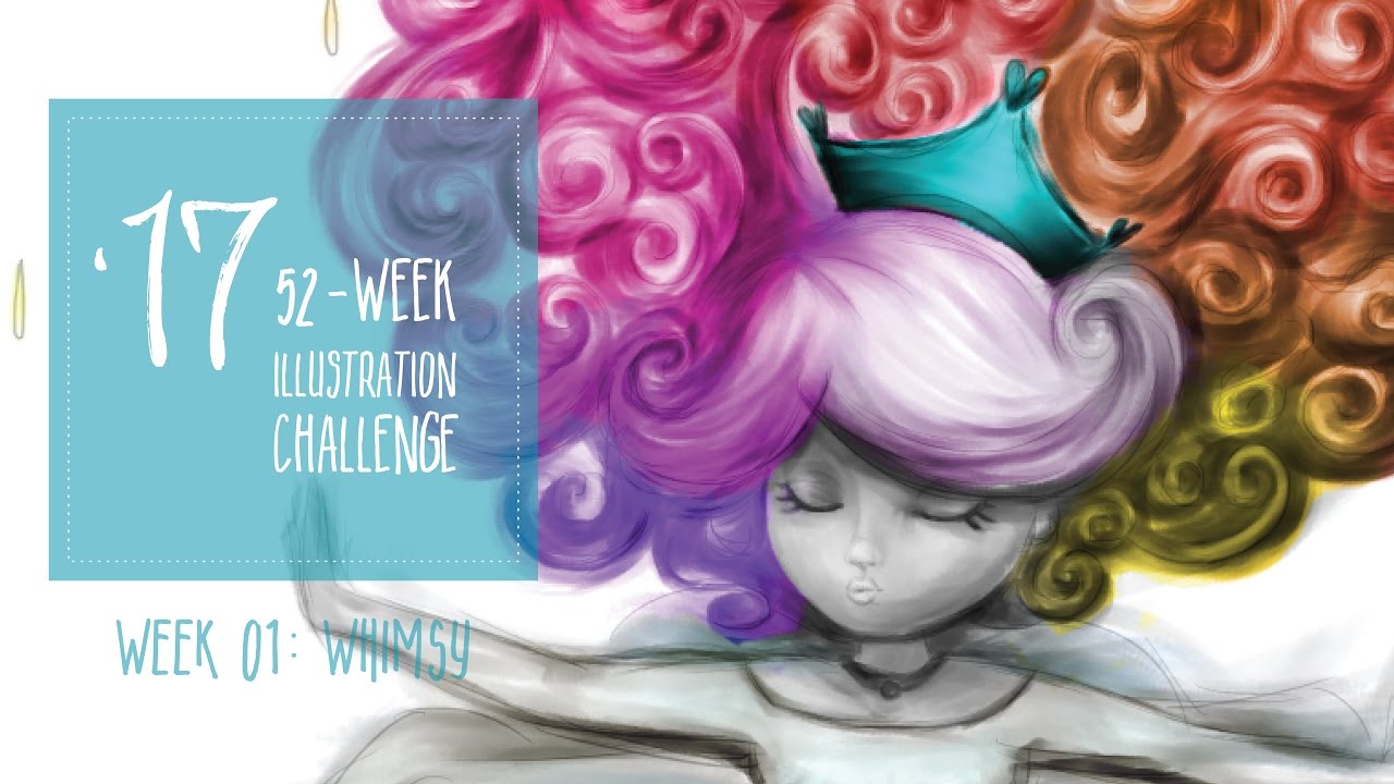 S01: Whimsy: Princesa Arco-íris { Ilustração Digital }