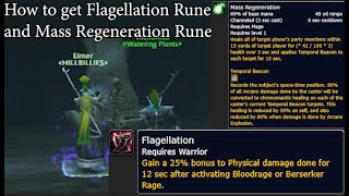 WoW SoD: Warrior FLAGELLATION Rune and Mage MASS REGENERATION Rune